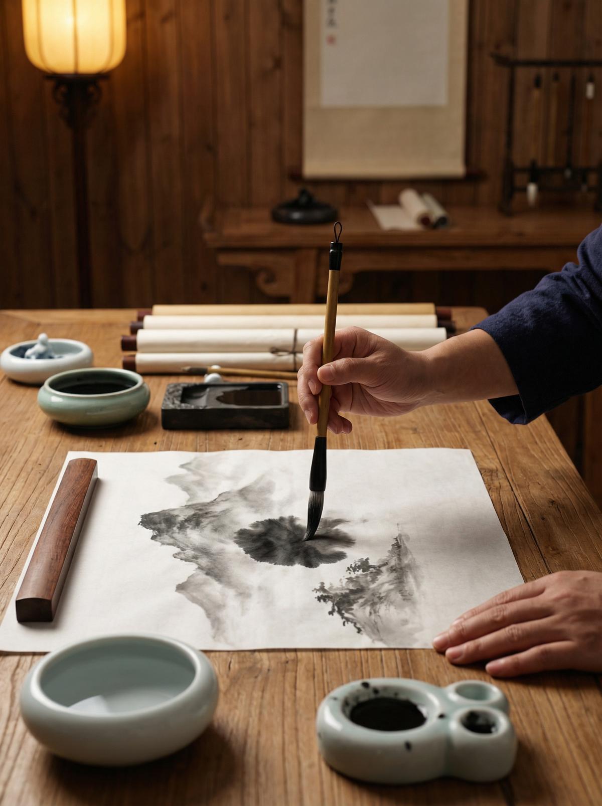 糖心Vlog 糖心Vlog：水墨雅集国画入门视频教程 - www.sczggnh.cn